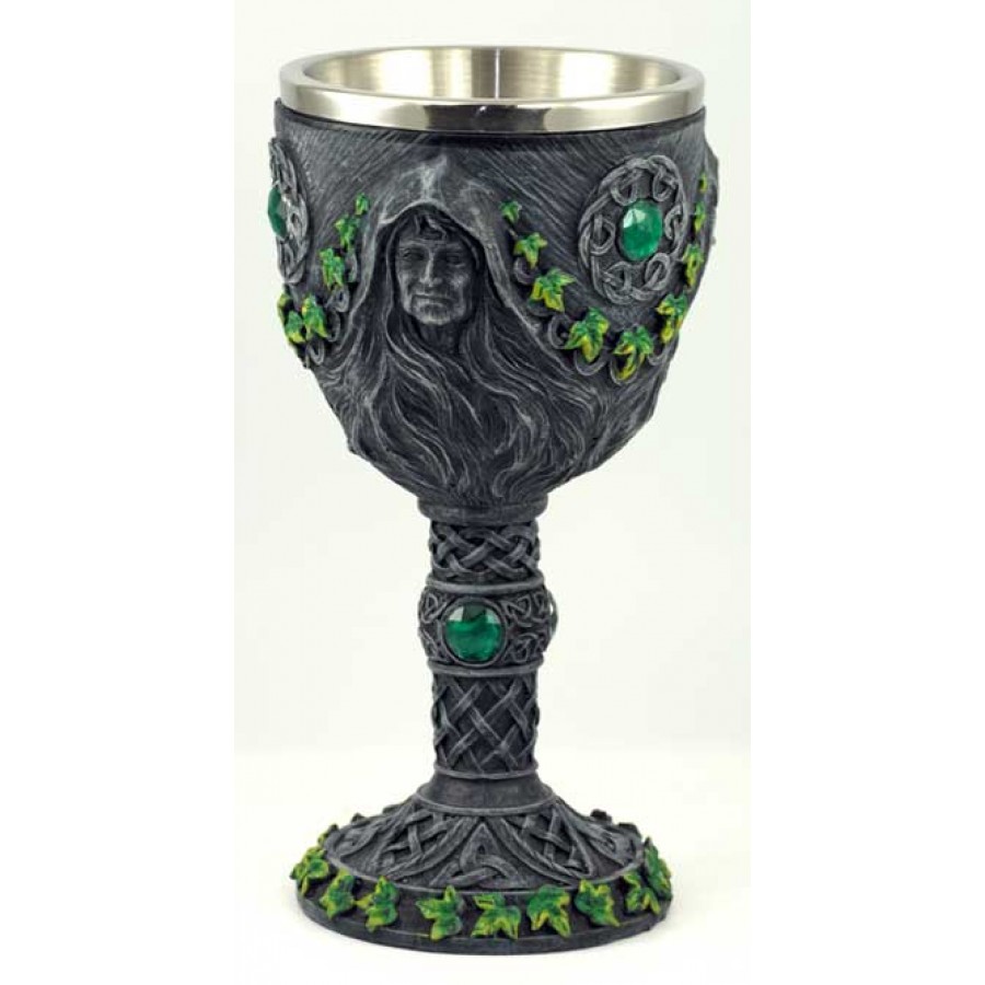 Maiden, Mother & Crone chalice 7 1/2